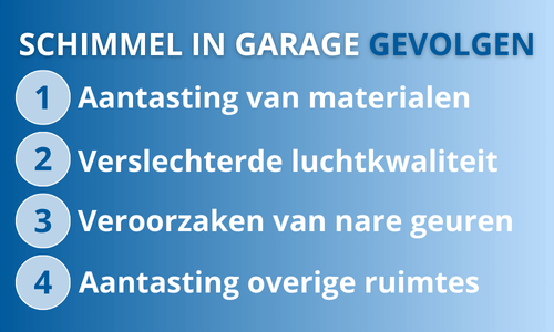 Gevolgen garage schimmel